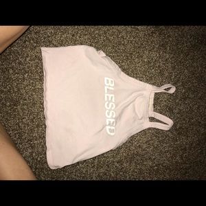 blessed cropped top